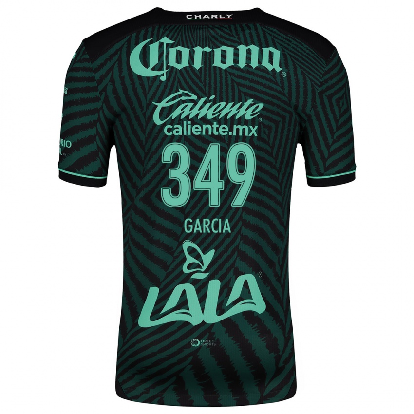 Kinder Diego García #349 Schwarz Grün Auswärtstrikot Trikot 2024/25 T-Shirt Österreich