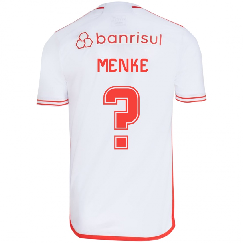 Kinder Henrique Menke #0 Weiß Rot Auswärtstrikot Trikot 2024/25 T-Shirt Österreich