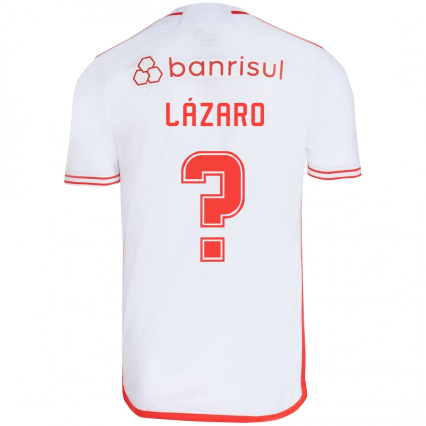 Kinder Lázaro #0 Weiß Rot Auswärtstrikot Trikot 2024/25 T-Shirt Österreich