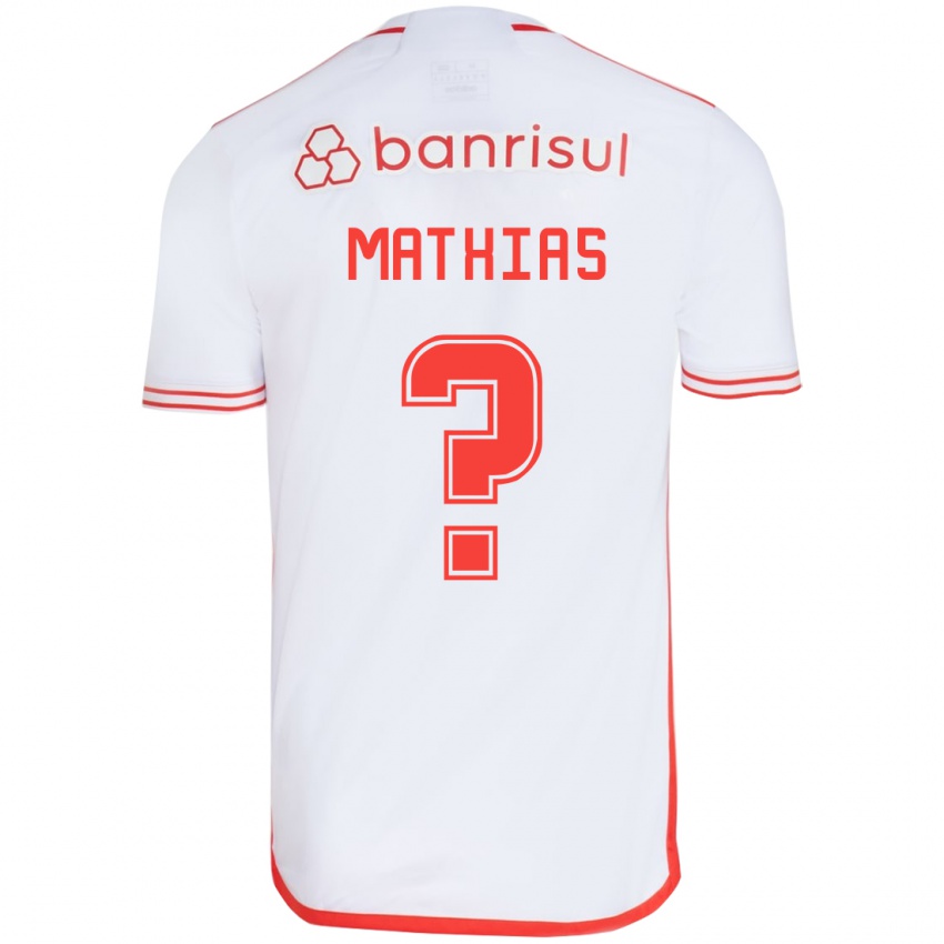 Kinder Ricardo Mathias #0 Weiß Rot Auswärtstrikot Trikot 2024/25 T-Shirt Österreich