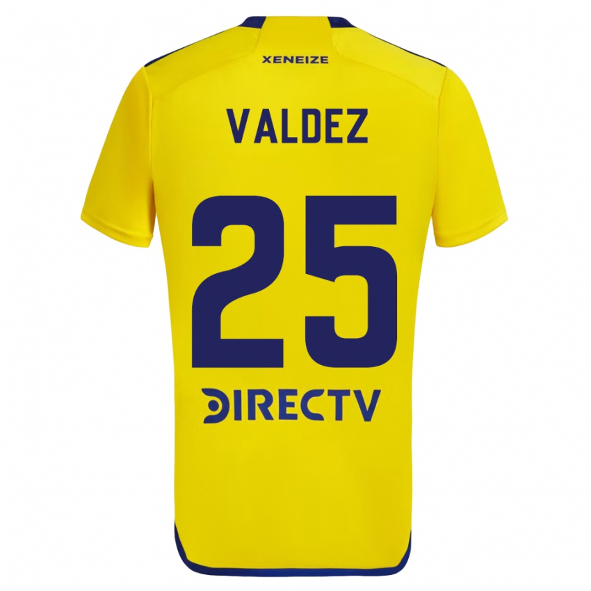 Kinder Bruno Valdez #25 Gelb Blau Auswärtstrikot Trikot 2024/25 T-Shirt Österreich