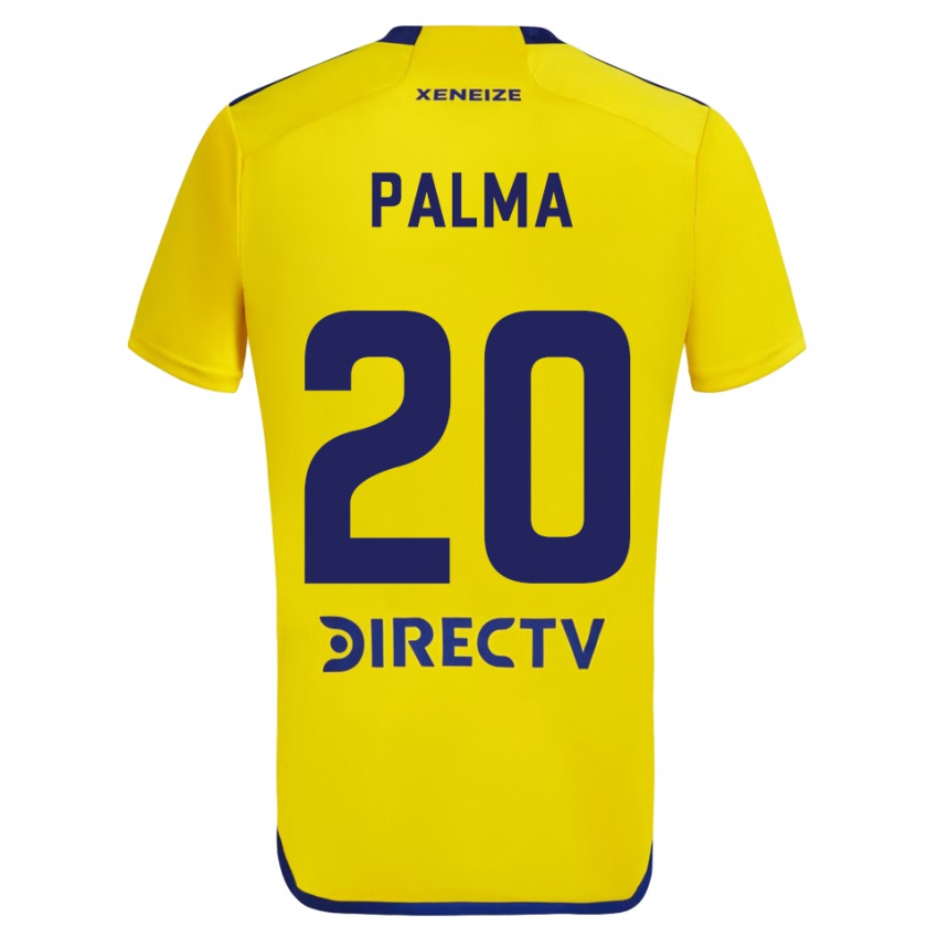 Kinder Lucas Palma #20 Gelb Blau Auswärtstrikot Trikot 2024/25 T-Shirt Österreich