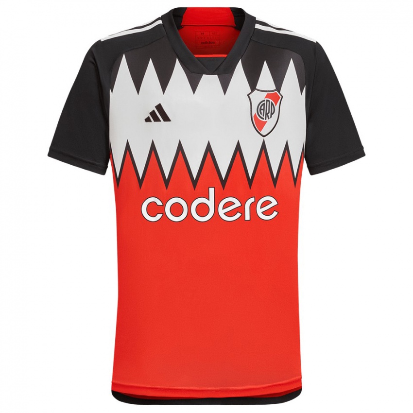 Kinder Romina Celeste Gómez #0 Rot Schwarz Weiß Auswärtstrikot Trikot 2024/25 T-Shirt Österreich