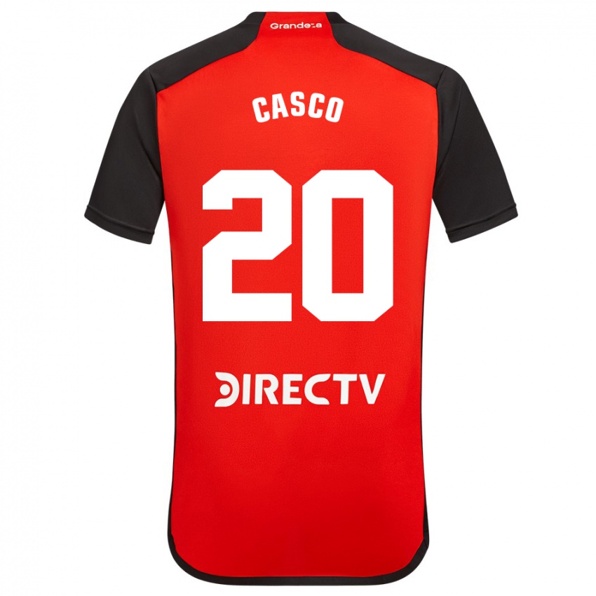 Kinder Milton Casco #20 Rot Schwarz Weiß Auswärtstrikot Trikot 2024/25 T-Shirt Österreich