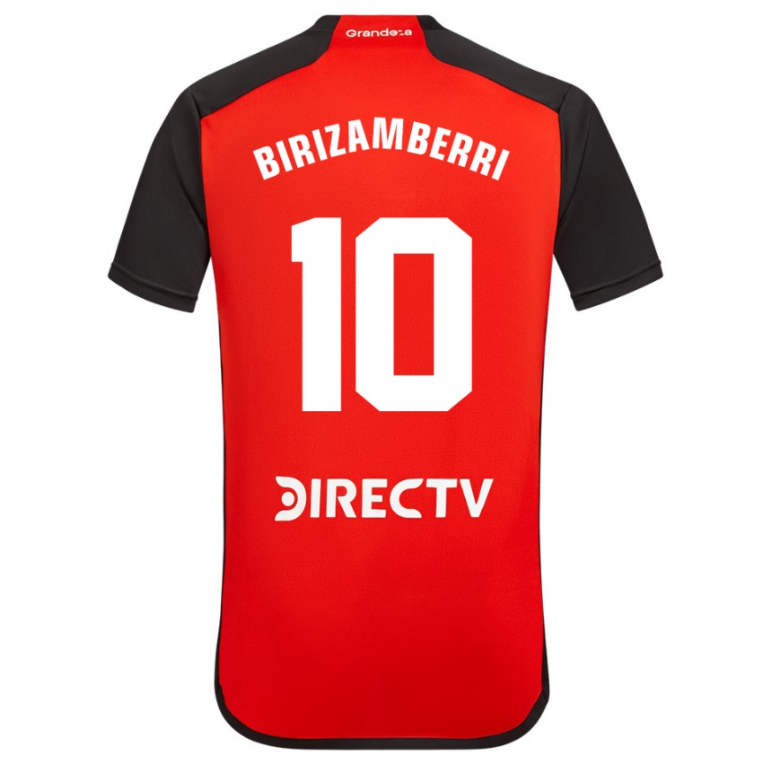 Kinder María Carolina Birizamberri Rivero #10 Rot Schwarz Weiß Auswärtstrikot Trikot 2024/25 T-Shirt Österreich