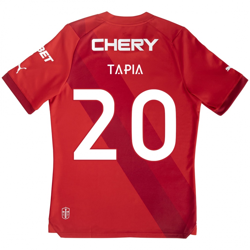 Kinder Gonzalo Tapia #20 Rot-Weiss Auswärtstrikot Trikot 2024/25 T-Shirt Österreich