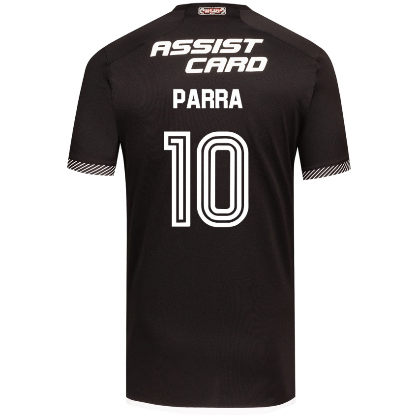 Kinder Pablo Parra #10 Schwarz-Weiss Auswärtstrikot Trikot 2024/25 T-Shirt Österreich