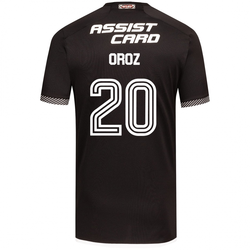 Kinder Alexander Oroz #20 Schwarz-Weiss Auswärtstrikot Trikot 2024/25 T-Shirt Österreich