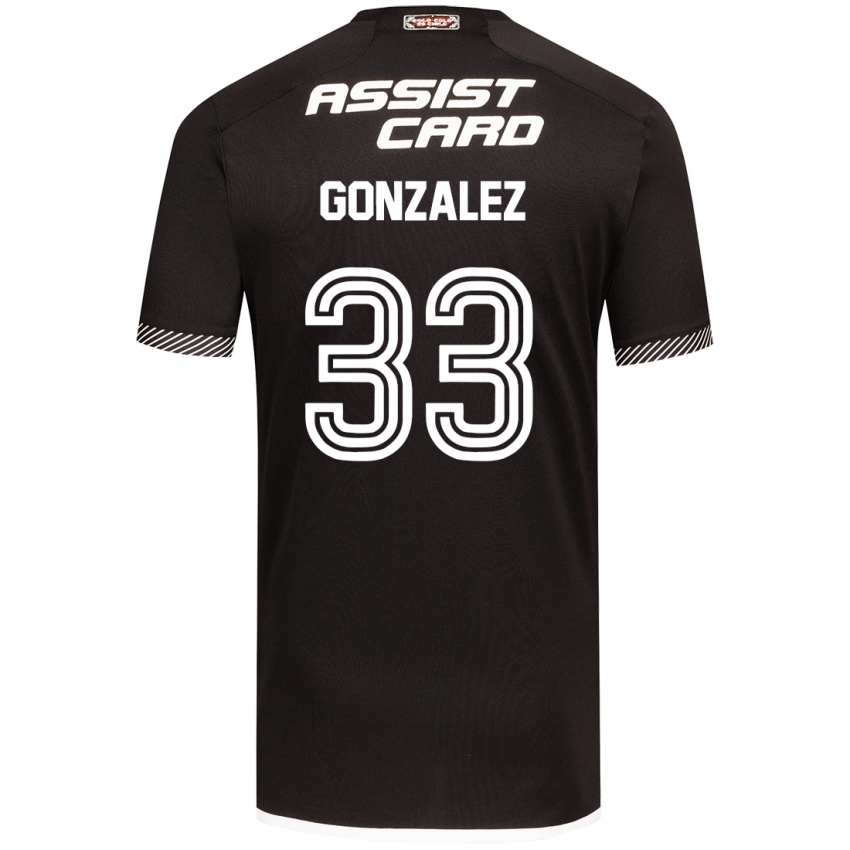 Kinder Ramiro González #33 Schwarz-Weiss Auswärtstrikot Trikot 2024/25 T-Shirt Österreich