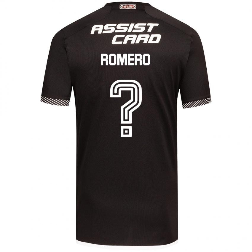 Kinder Enzo Romero #0 Schwarz-Weiss Auswärtstrikot Trikot 2024/25 T-Shirt Österreich