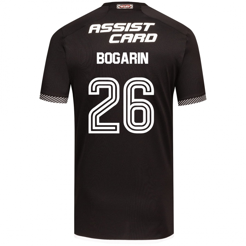 Kinder Dahiana Bogarín #26 Schwarz-Weiss Auswärtstrikot Trikot 2024/25 T-Shirt Österreich