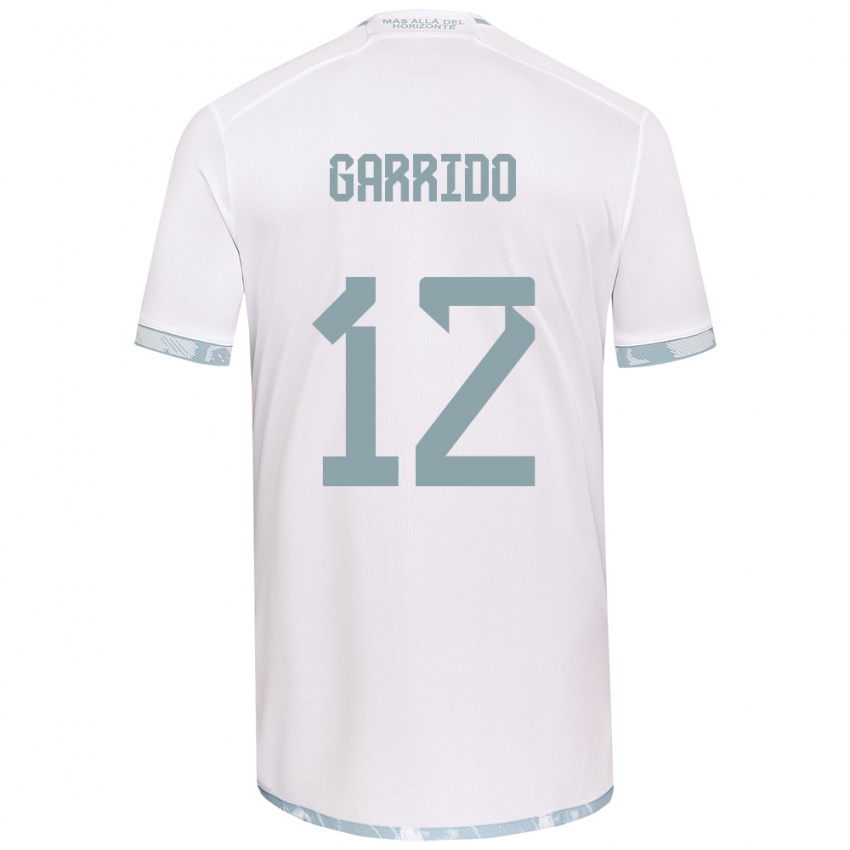 Kinder Pedro Garrido #12 Weiß Grau Auswärtstrikot Trikot 2024/25 T-Shirt Österreich