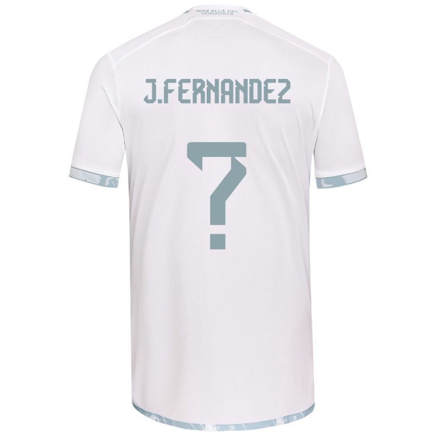 Kinder José Matías Fernández #0 Weiß Grau Auswärtstrikot Trikot 2024/25 T-Shirt Österreich