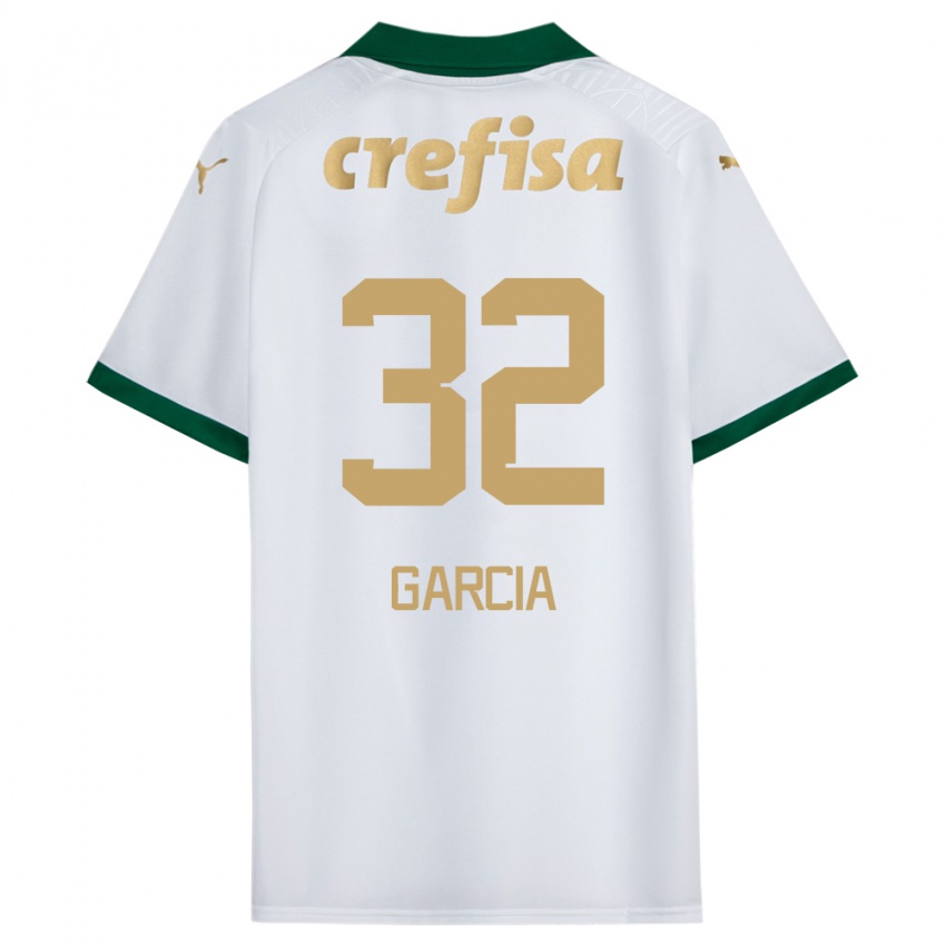 Kinder Garcia #32 Weiß Grün Auswärtstrikot Trikot 2024/25 T-Shirt Österreich