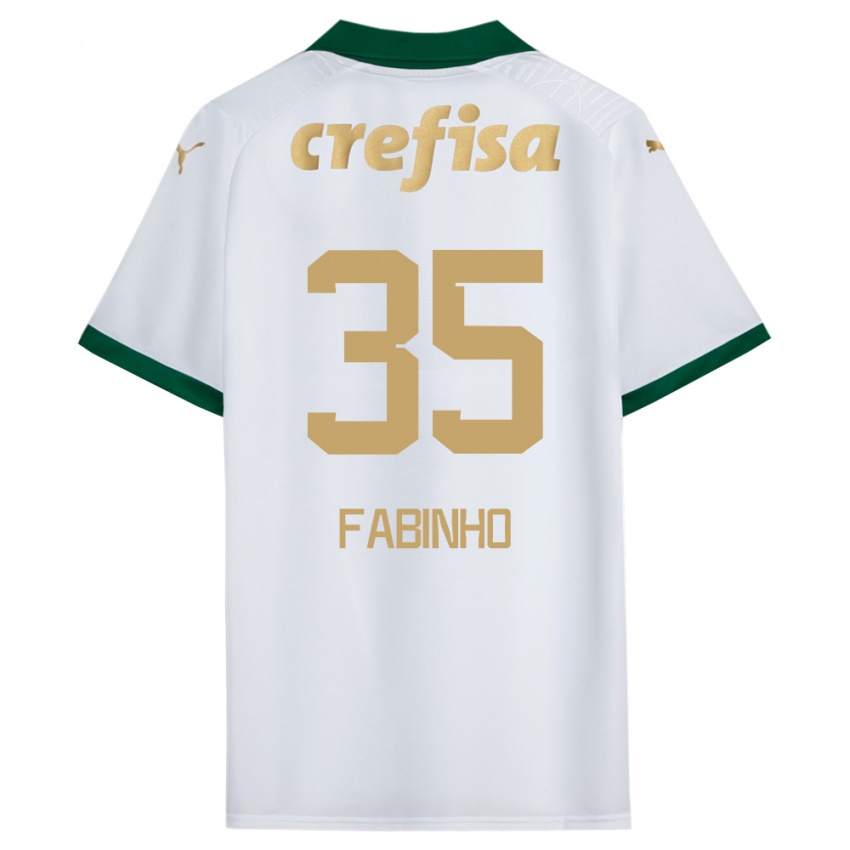 Kinder Fabinho #35 Weiß Grün Auswärtstrikot Trikot 2024/25 T-Shirt Österreich