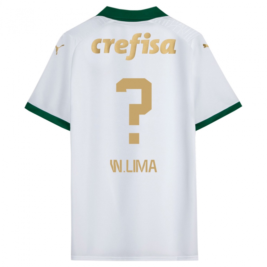 Kinder Wesley Lima #0 Weiß Grün Auswärtstrikot Trikot 2024/25 T-Shirt Österreich