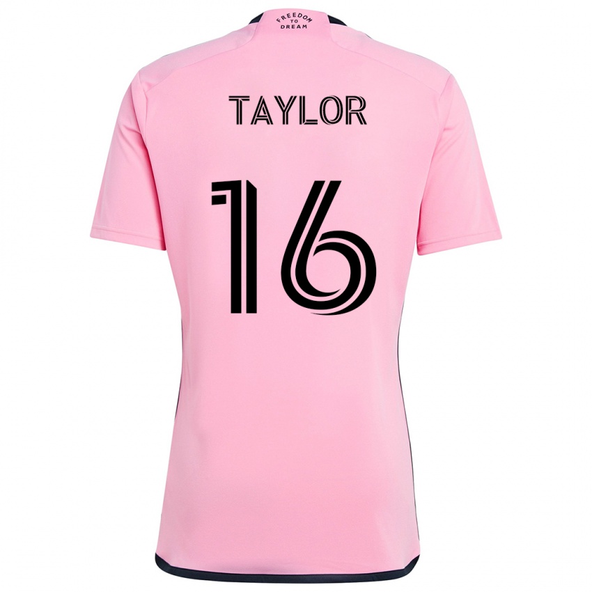 Herren Robert Taylor #16 Rosa Heimtrikot Trikot 2024/25 T-Shirt Österreich