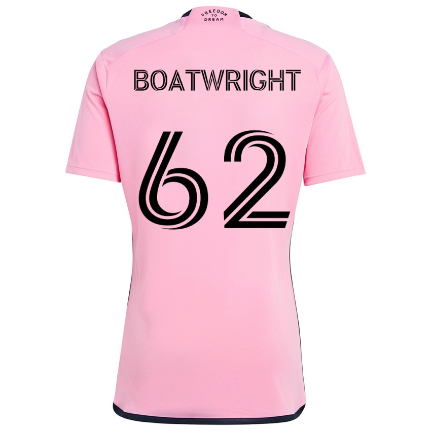 Herren Israel Boatwright #62 Rosa Heimtrikot Trikot 2024/25 T-Shirt Österreich