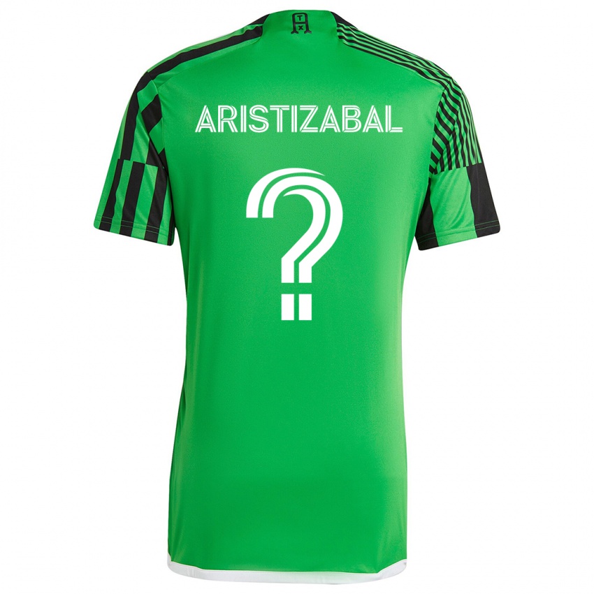 Herren Nicolas Aristizabal #0 Grün Schwarz Heimtrikot Trikot 2024/25 T-Shirt Österreich