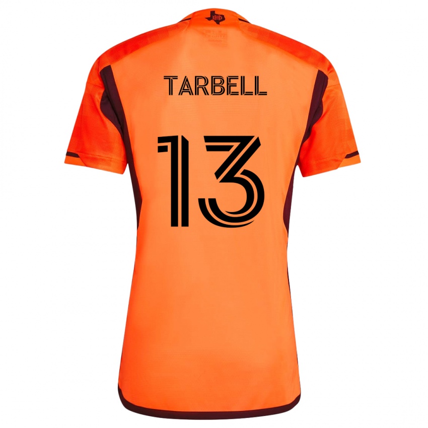 Herren Andrew Tarbell #13 Orange Schwarz Heimtrikot Trikot 2024/25 T-Shirt Österreich