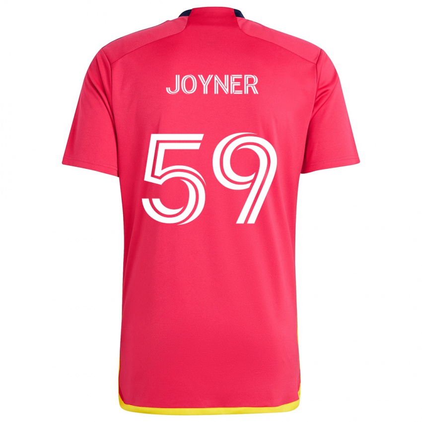 Herren Mykhi Joyner #59 Rot Blau Heimtrikot Trikot 2024/25 T-Shirt Österreich