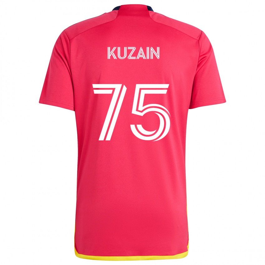 Herren Wan Kuzain #75 Rot Blau Heimtrikot Trikot 2024/25 T-Shirt Österreich