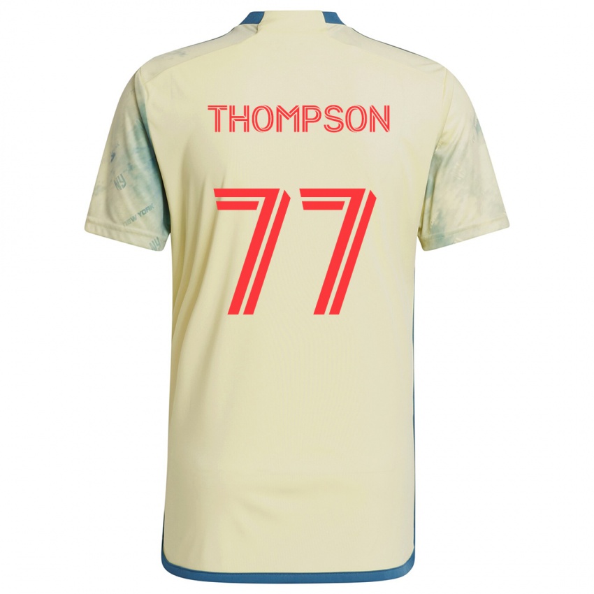 Herren Amos Shapiro-Thompson #77 Gelb Rot Blau Heimtrikot Trikot 2024/25 T-Shirt Österreich