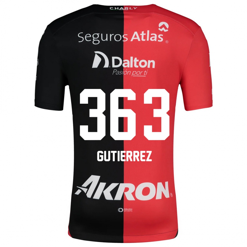 Herren Orlando Gutiérrez #363 Rot Schwarz Heimtrikot Trikot 2024/25 T-Shirt Österreich