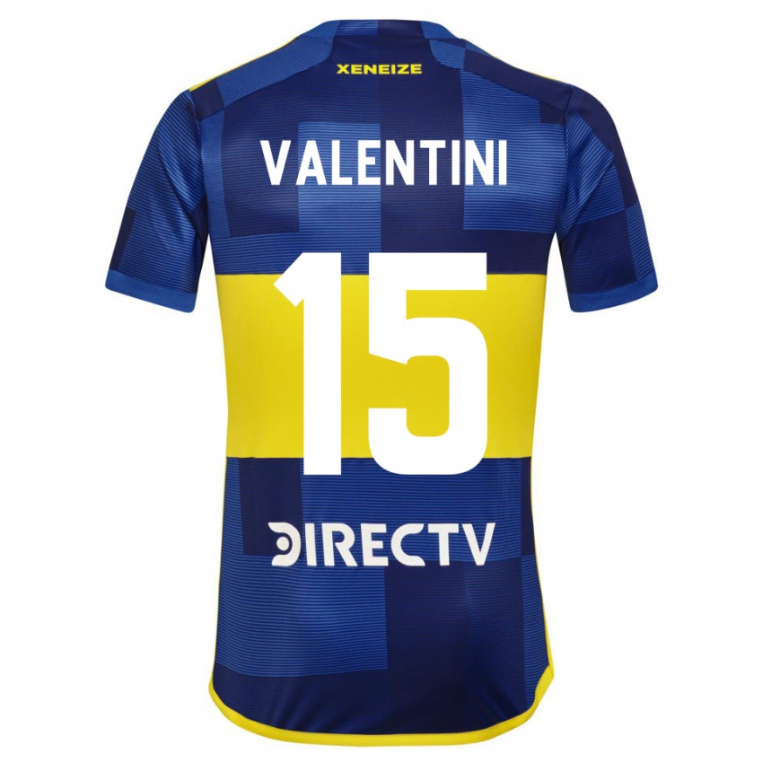 Herren Nicolas Valentini #15 Blau Gelb Heimtrikot Trikot 2024/25 T-Shirt Österreich