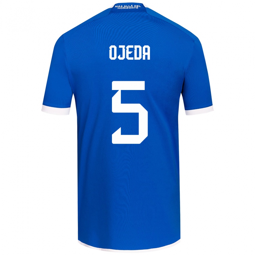 Herren Emmanuel Ojeda #5 Blau Weiss Heimtrikot Trikot 2024/25 T-Shirt Österreich