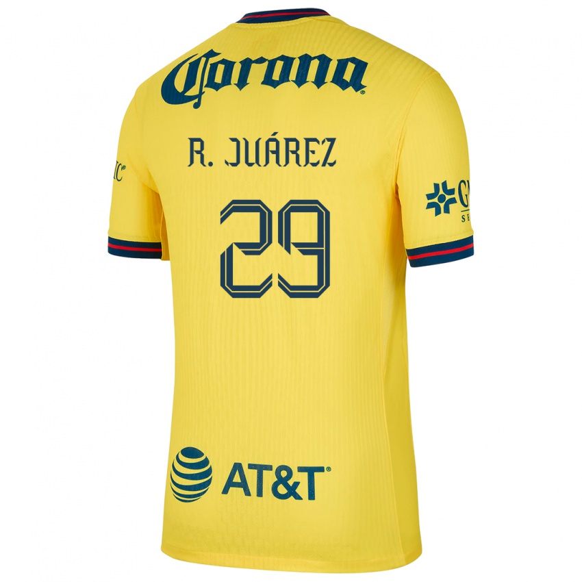 Herren Ramón Juárez #29 Gelb Blau Heimtrikot Trikot 2024/25 T-Shirt Österreich