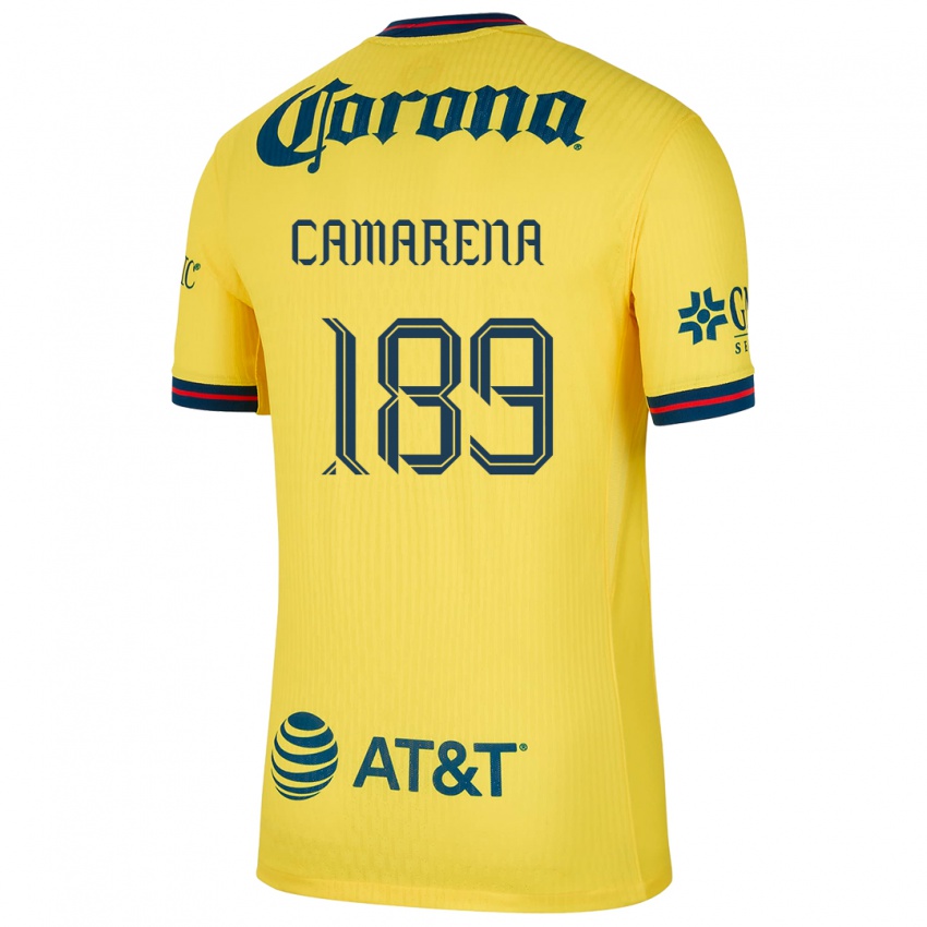 Herren Luis Camarena #189 Gelb Blau Heimtrikot Trikot 2024/25 T-Shirt Österreich