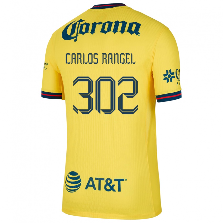 Herren Juan Carlos Rangel #302 Gelb Blau Heimtrikot Trikot 2024/25 T-Shirt Österreich