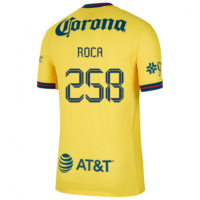 Herren Juan Roca #258 Gelb Blau Heimtrikot Trikot 2024/25 T-Shirt Österreich