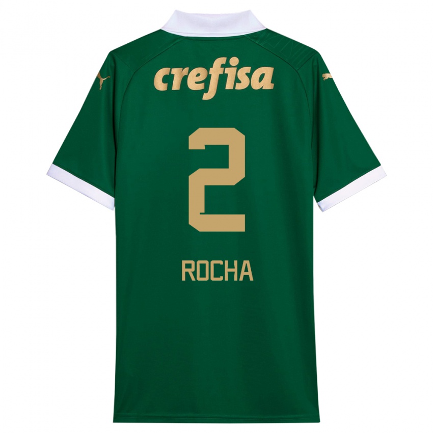 Herren Marcos Rocha #2 Grün Weiß Heimtrikot Trikot 2024/25 T-Shirt Österreich