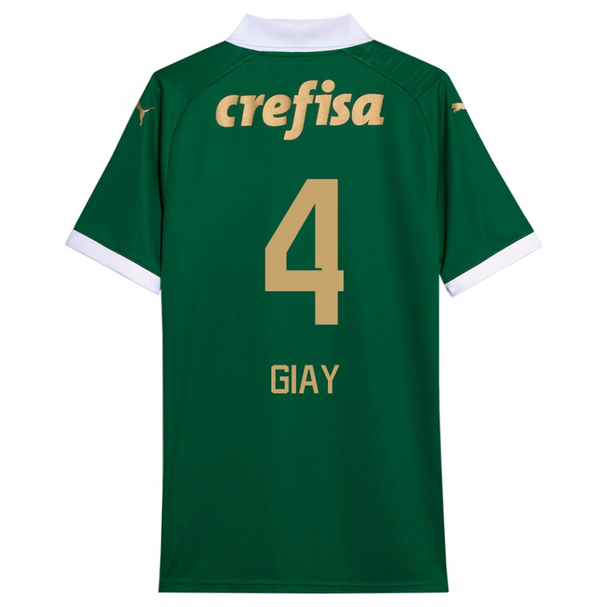 Herren Agustín Giay #4 Grün Weiß Heimtrikot Trikot 2024/25 T-Shirt Österreich