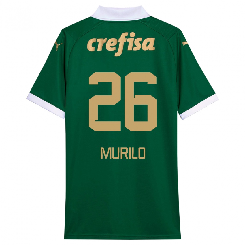 Herren Murilo #26 Grün Weiß Heimtrikot Trikot 2024/25 T-Shirt Österreich