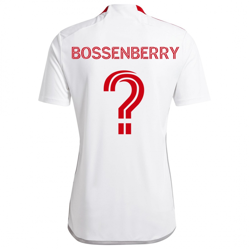 Herren Antone Bossenberry #0 Weiß Rot Auswärtstrikot Trikot 2024/25 T-Shirt Österreich