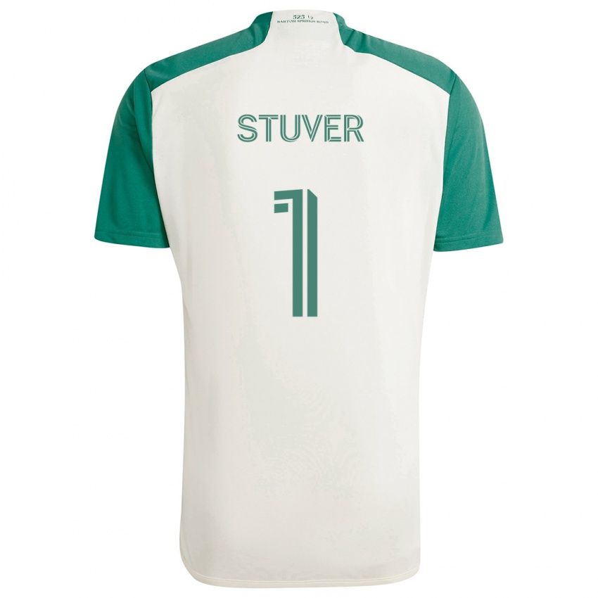 Herren Brad Stuver #1 Braune Farben Grün Auswärtstrikot Trikot 2024/25 T-Shirt Österreich