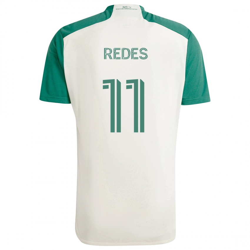 Herren Rodney Redes #11 Braune Farben Grün Auswärtstrikot Trikot 2024/25 T-Shirt Österreich