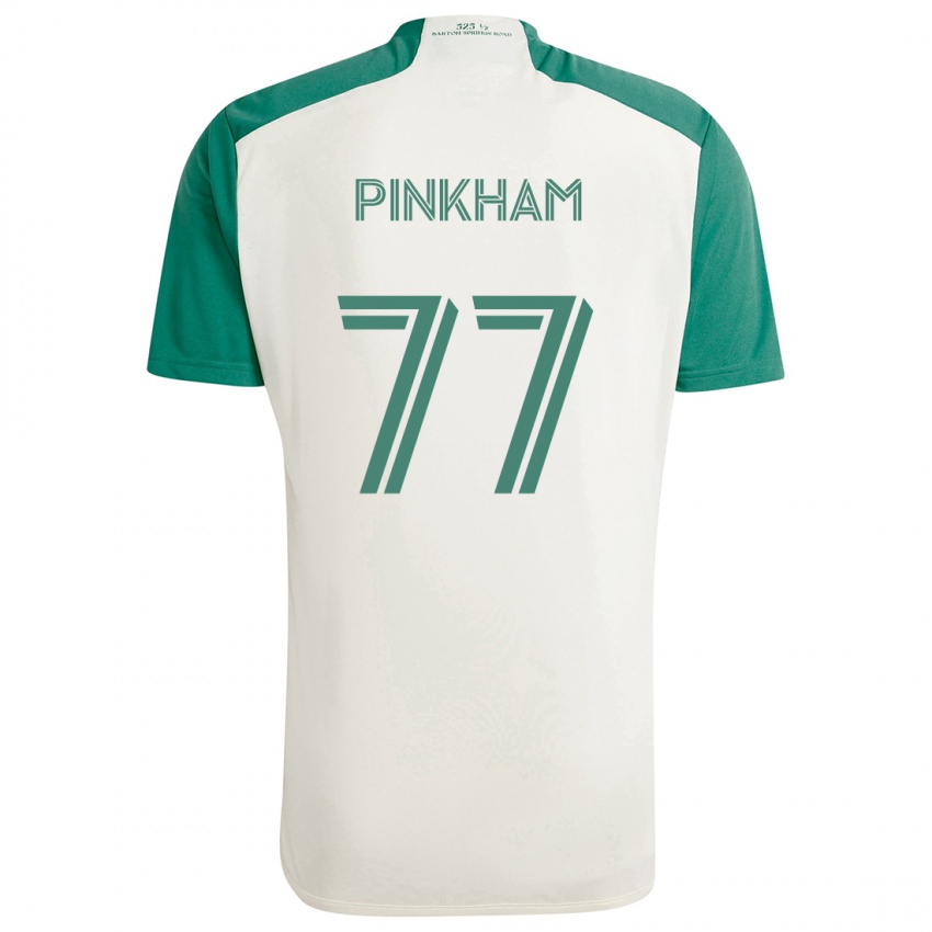 Herren Chris Pinkham #77 Braune Farben Grün Auswärtstrikot Trikot 2024/25 T-Shirt Österreich