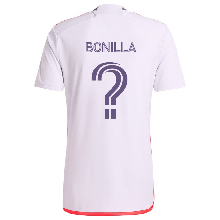 Herren Jarell Bonilla #0 Weiß Rot Lila Auswärtstrikot Trikot 2024/25 T-Shirt Österreich