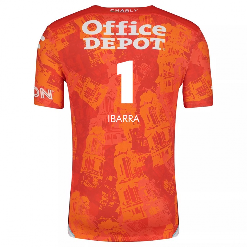 Herren Fabiola Ibarra #1 Orange Weiß Auswärtstrikot Trikot 2024/25 T-Shirt Österreich