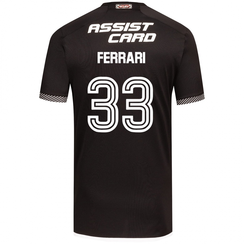 Herren Matías Ferrari #33 Schwarz-Weiss Auswärtstrikot Trikot 2024/25 T-Shirt Österreich