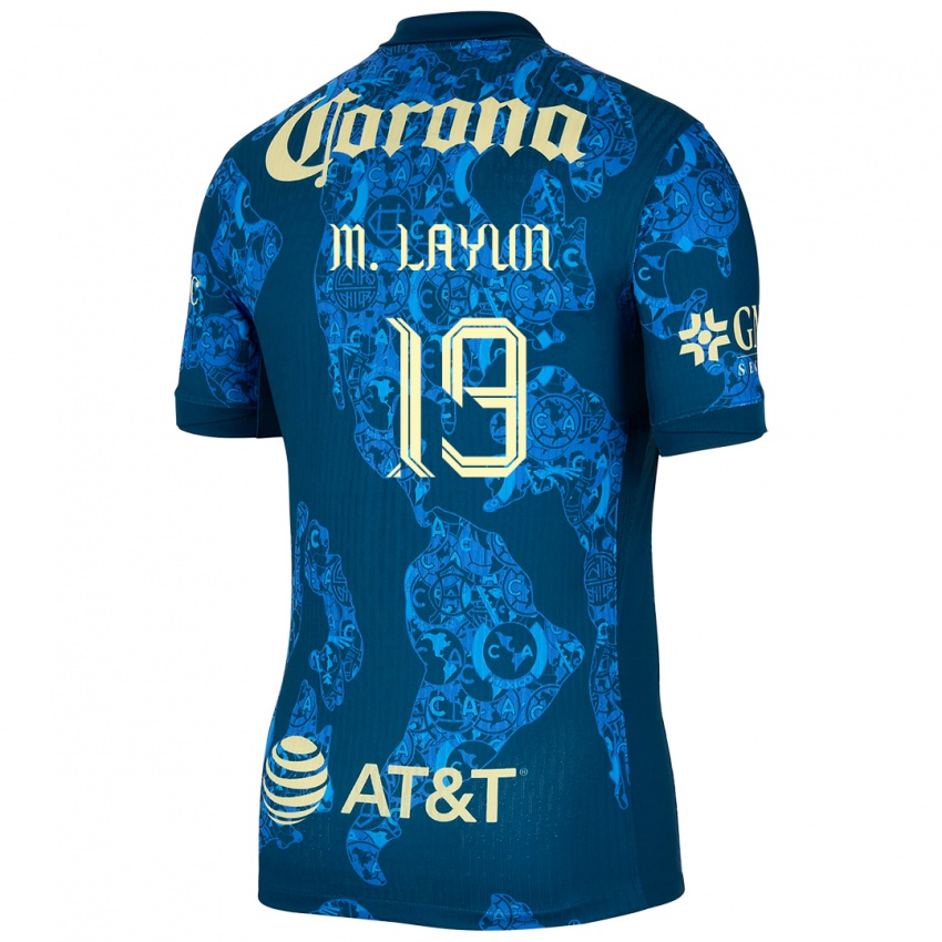 Herren Miguel Layun #19 Blau Gelb Auswärtstrikot Trikot 2024/25 T-Shirt Österreich