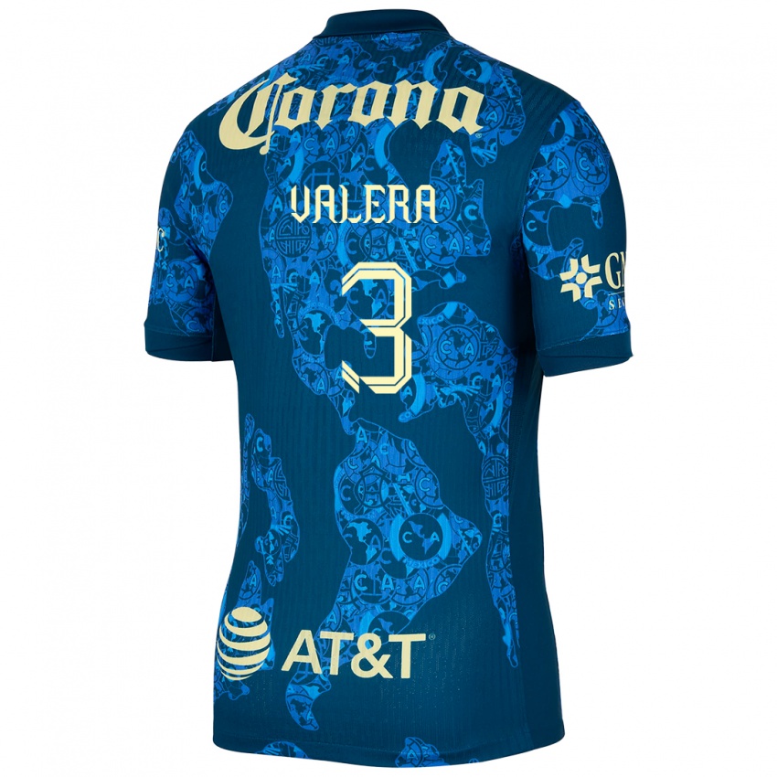 Herren Selene Valera #3 Blau Gelb Auswärtstrikot Trikot 2024/25 T-Shirt Österreich