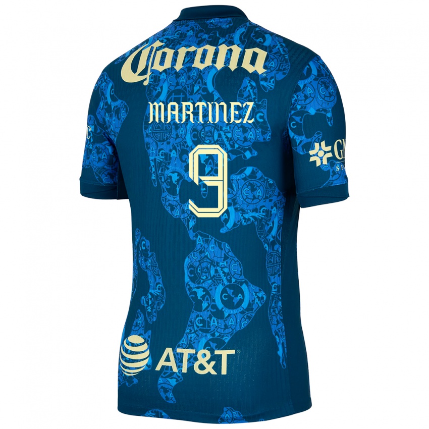 Herren Katty Martinez #9 Blau Gelb Auswärtstrikot Trikot 2024/25 T-Shirt Österreich