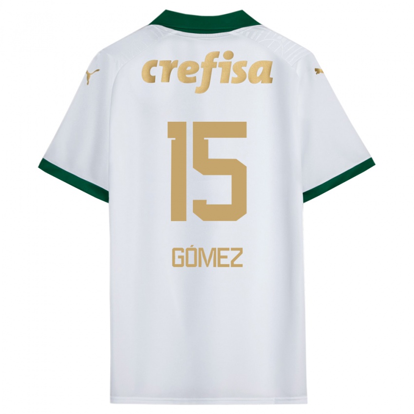 Herren Gustavo Gomez #15 Weiß Grün Auswärtstrikot Trikot 2024/25 T-Shirt Österreich