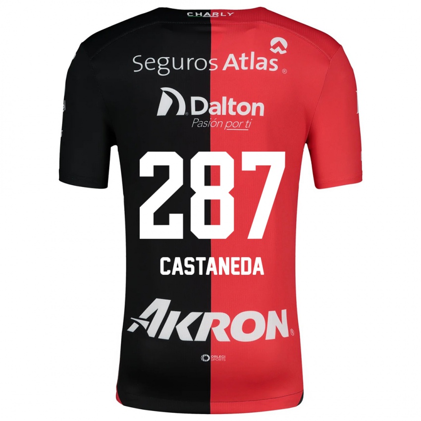 Damen Mariano Castañeda #287 Rot Schwarz Heimtrikot Trikot 2024/25 T-Shirt Österreich