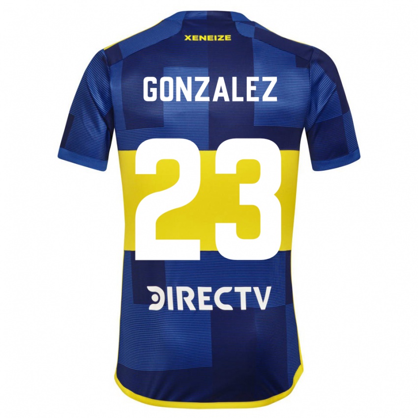 Damen Diego Gonzalez #23 Blau Gelb Heimtrikot Trikot 2024/25 T-Shirt Österreich